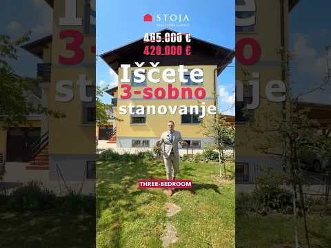 Prodamo 3-sobno stanovanje v Bežigradu z lastnim vrtom (248 m²)